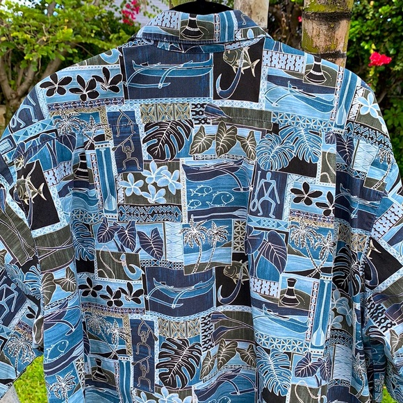 Go Barefoot Authentic Hawaiian Aloha Shirt - Large - Picture 2 of 11